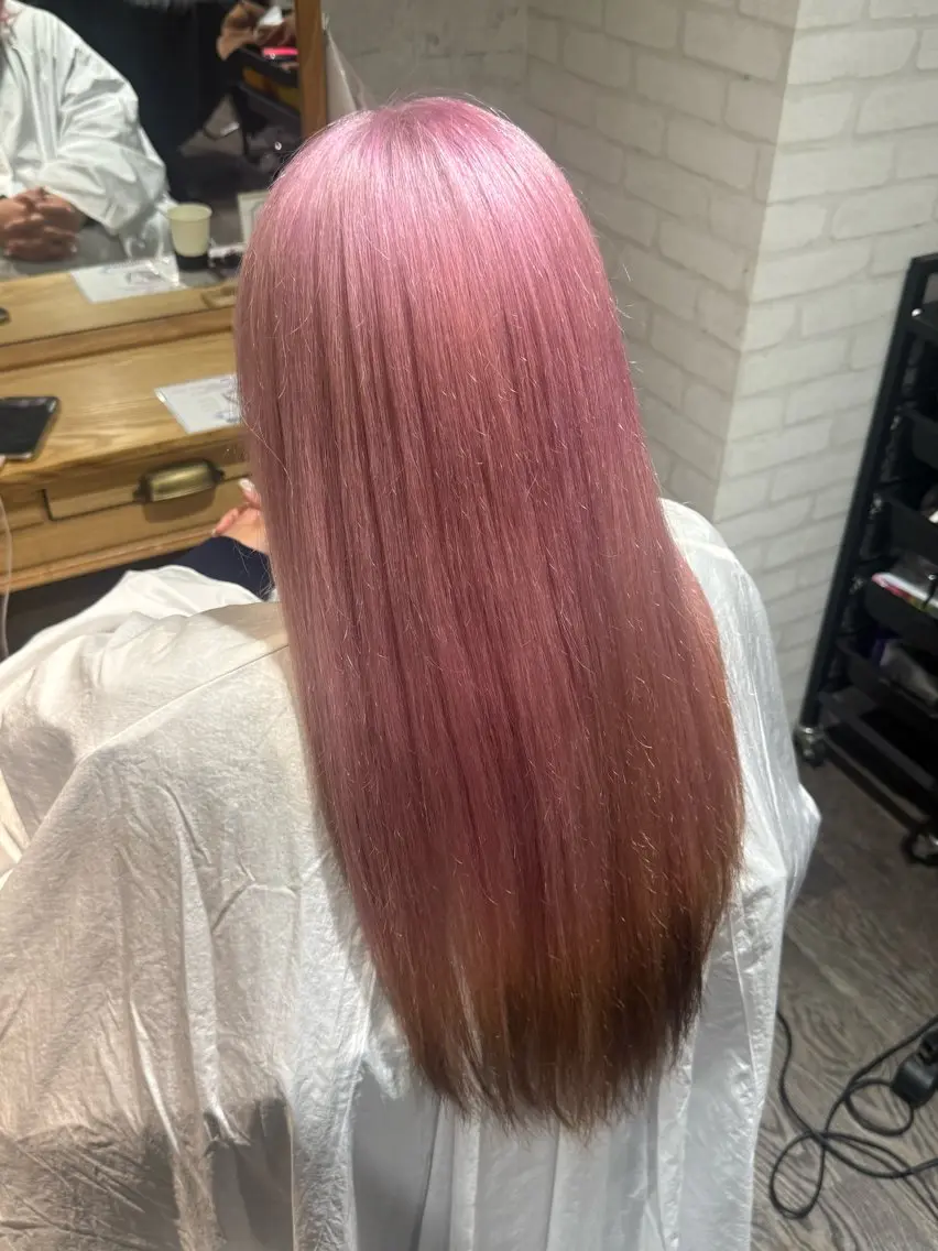 ロング ヘアカラー 🎀Yuzumi／ ハイトーン／艶髪🎀のヘアスタイル