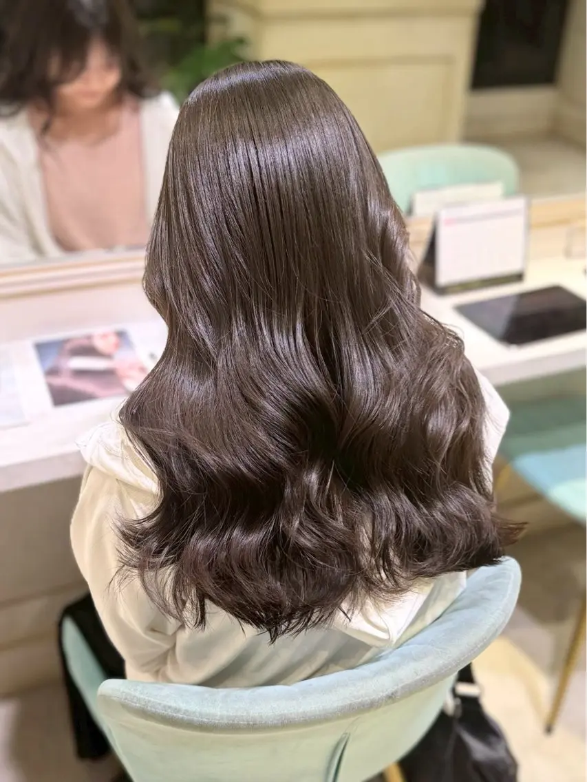 カラー ヘアカラー トリートメント 💙透明感艶カラー/ ゆうな💙のヘアスタイル