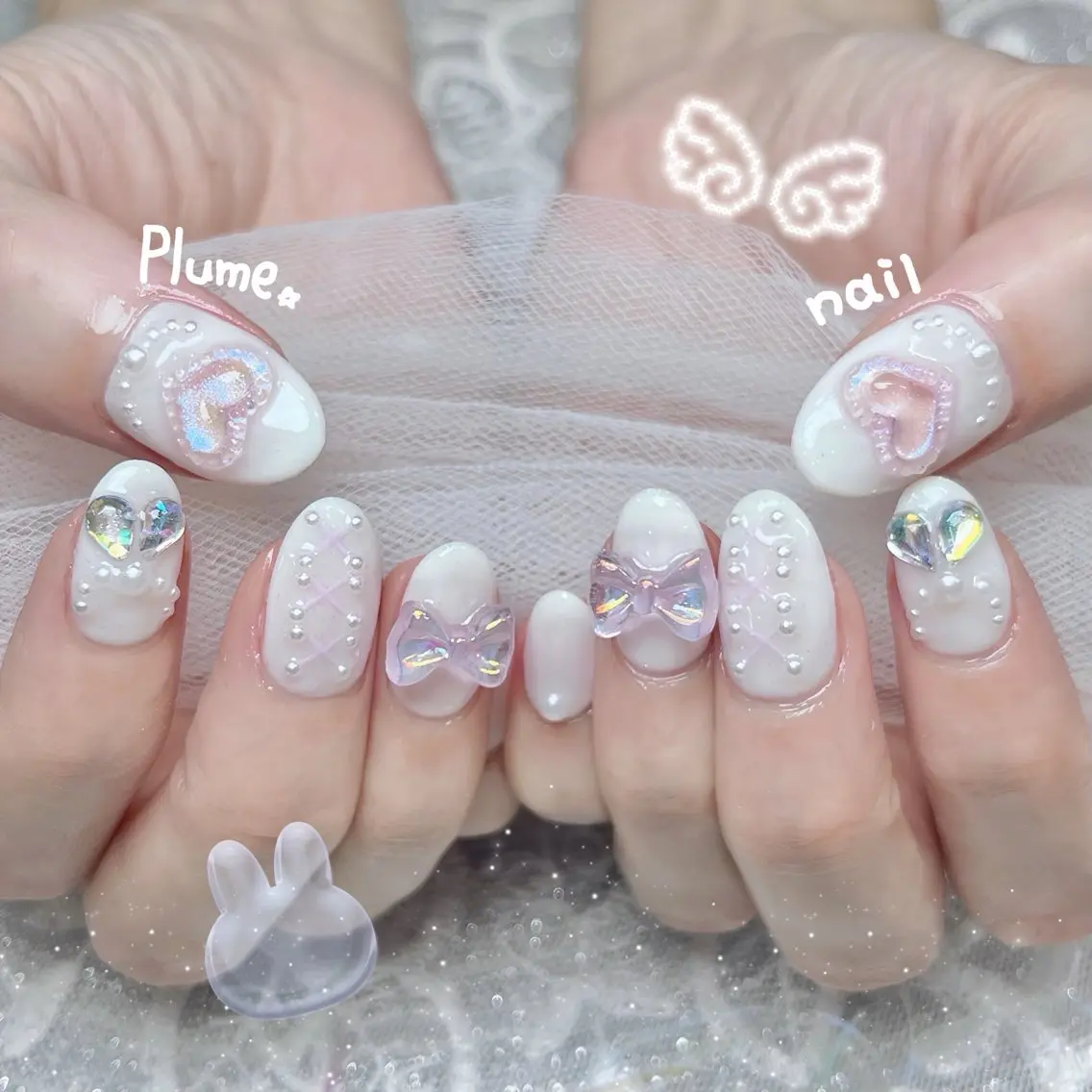 ネイル ハンドネイル plume nail ☆韓国ネイルのネイルデザイン
