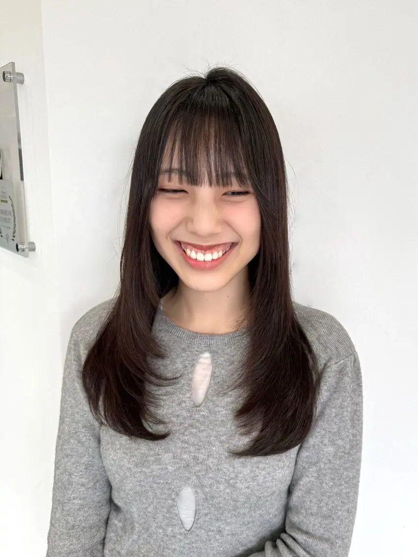 ロング カラー カット ヘアカラー トリートメント TELA HAIR 石岡♡aikaのヘアスタイル