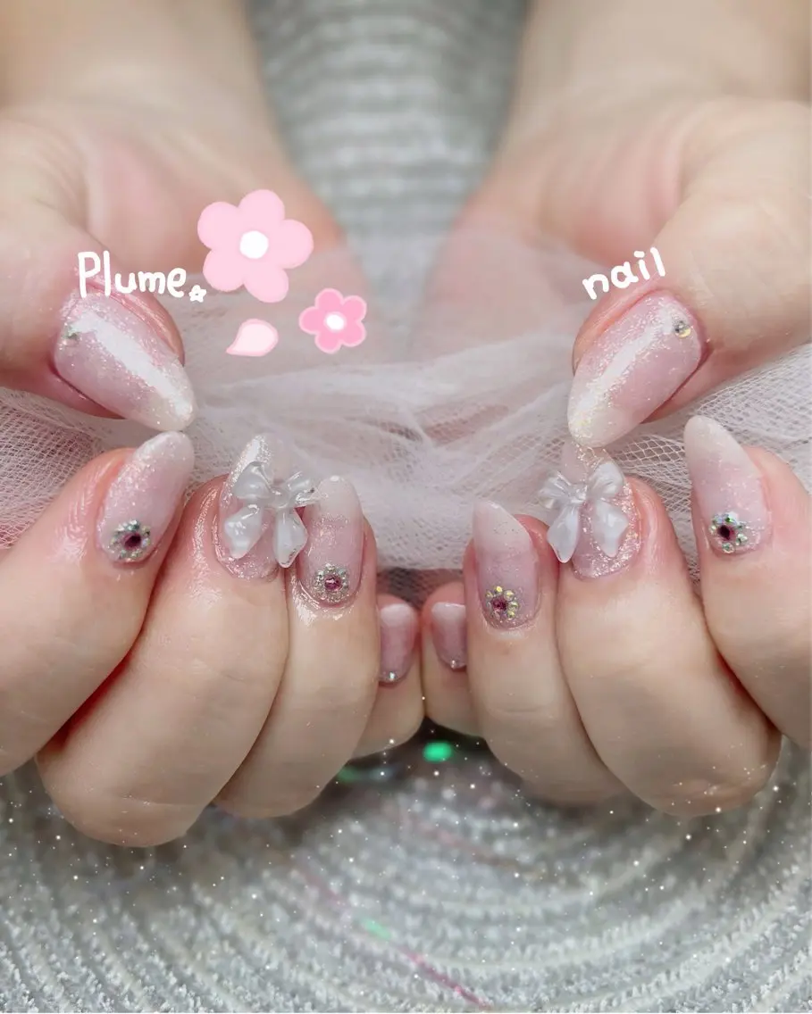 ネイル ハンドネイル plume nail ☆韓国ネイルのネイルデザイン