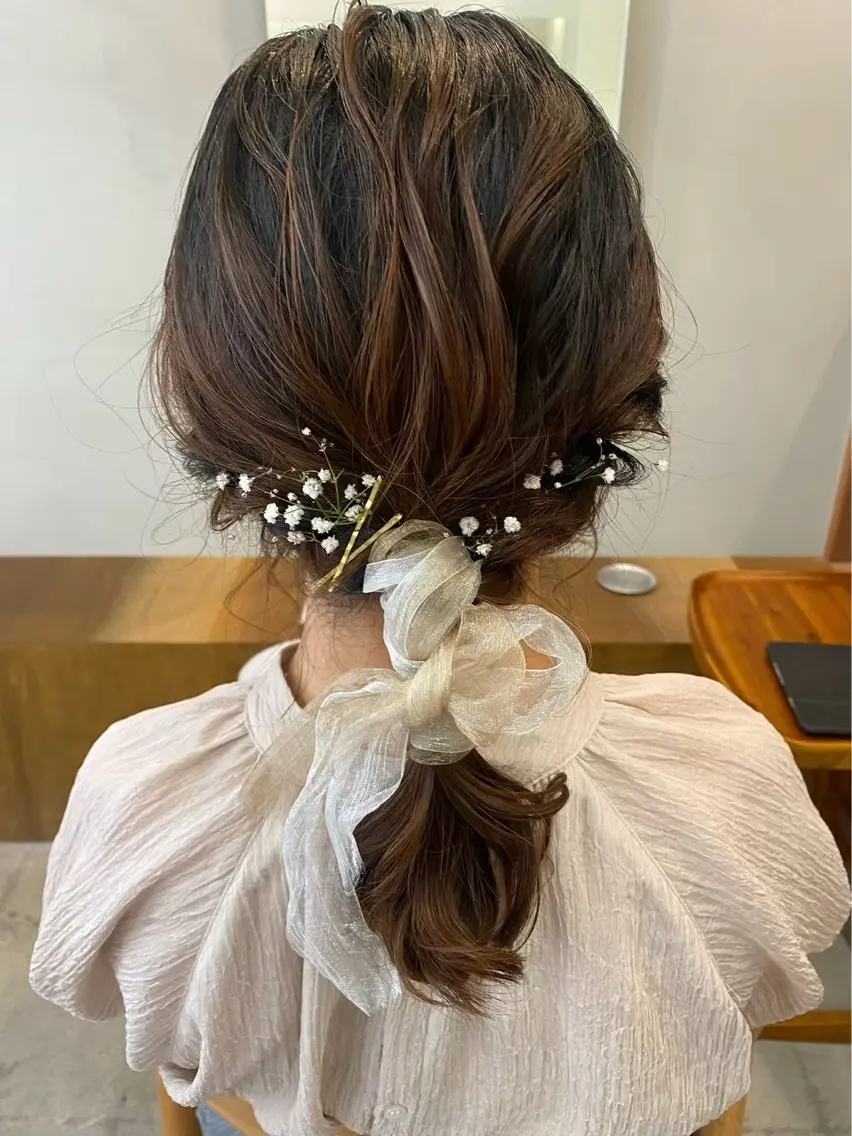 ヘアアレンジ 🌹花屋併設🌹 横山 洋幸のヘアスタイル