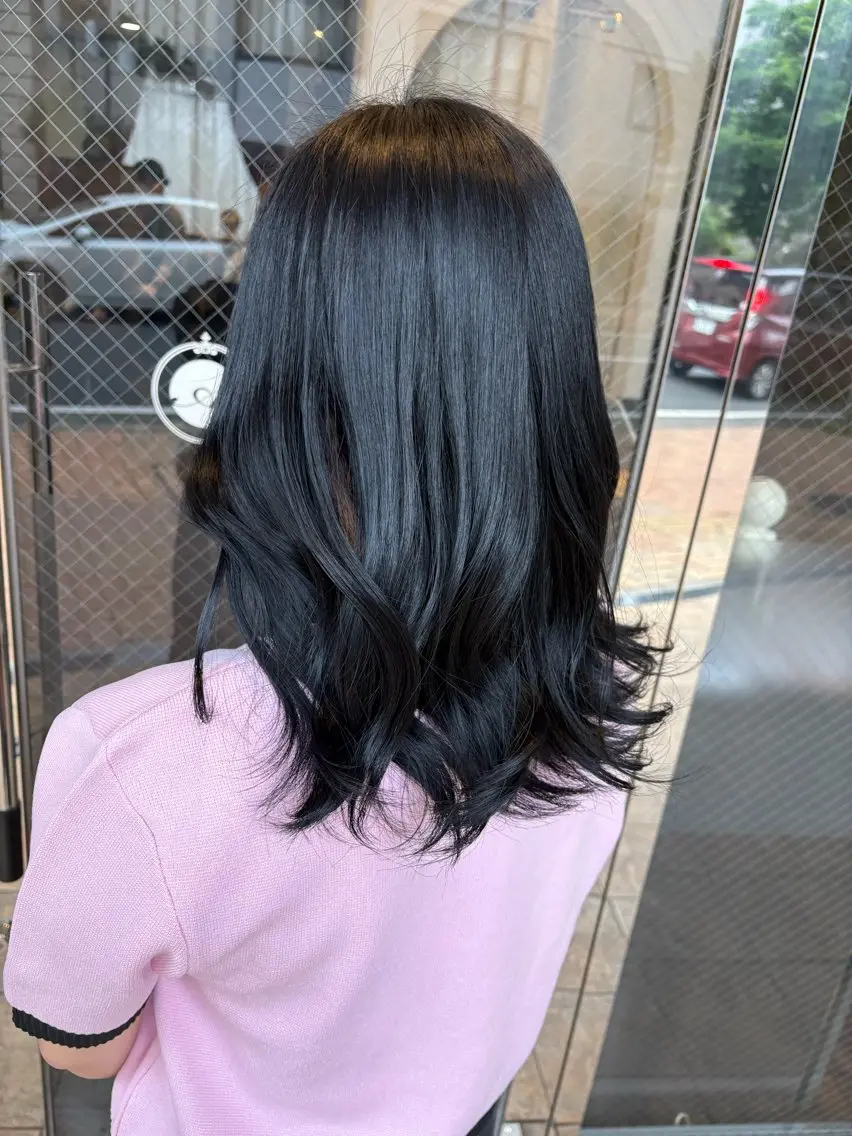 セミロング ヘアカラー Azur ✽.riko✽.のヘアスタイル