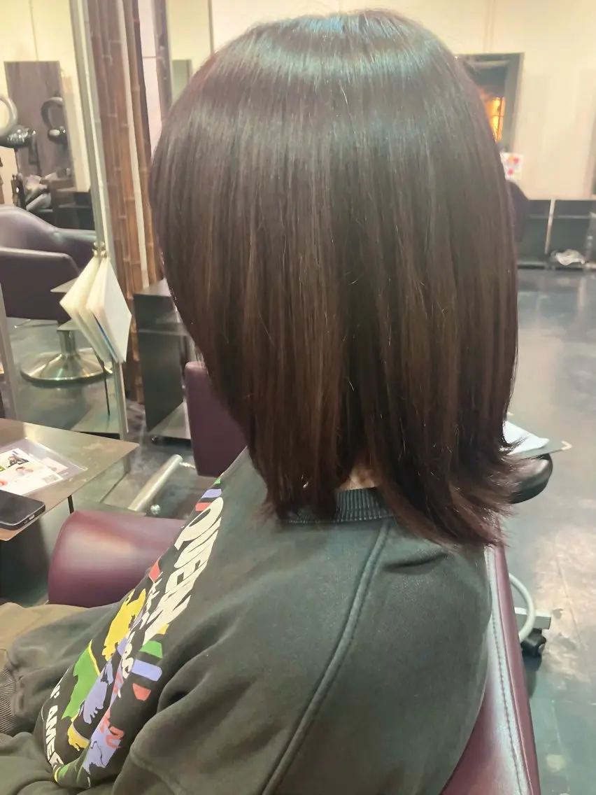 カラー ブラウンカラー イルミナカラー ピンクカラー CUT純 キリナのヘアスタイル