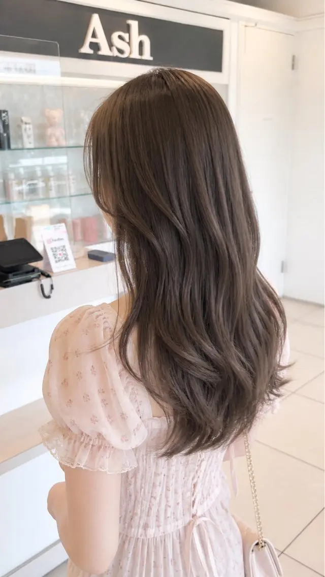 ロング カラー カット ヘアカラー トリートメント 金子 直樹のヘアスタイル