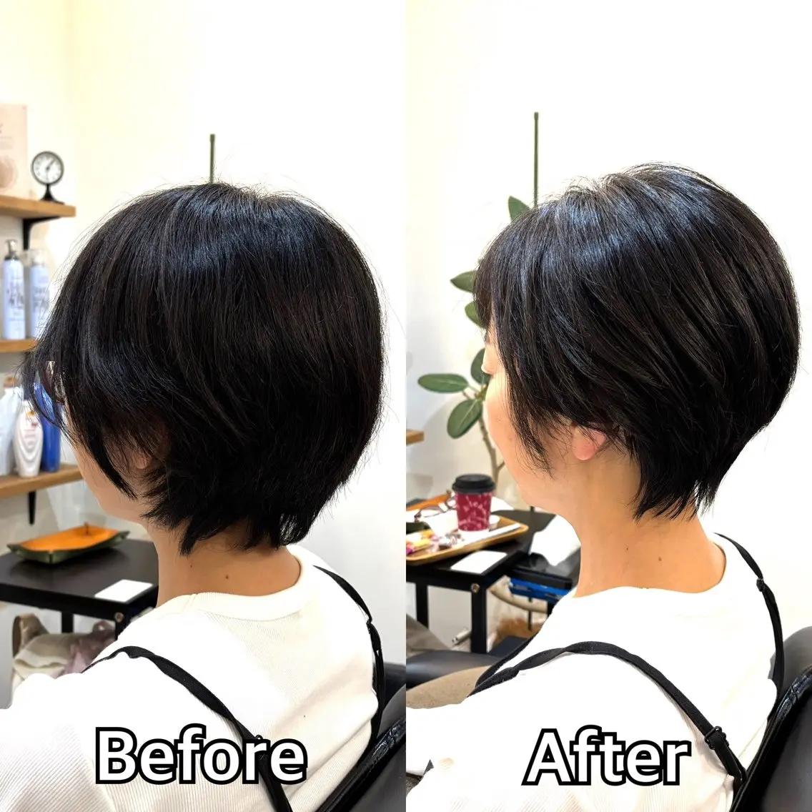 ショート カット ヘアカラー 濱本 浩安のヘアスタイル