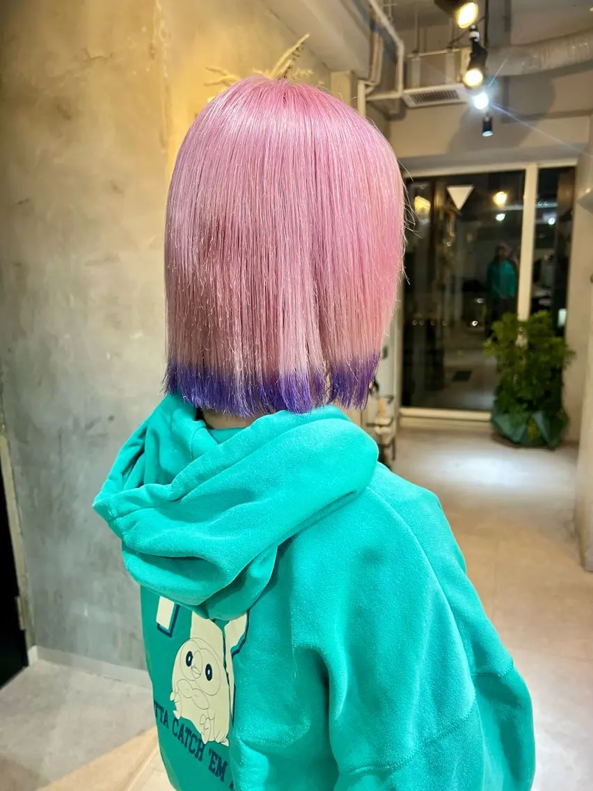 ケアブリーチダブルカラー＆3種類ケラチントリートメント🍯💫の写真