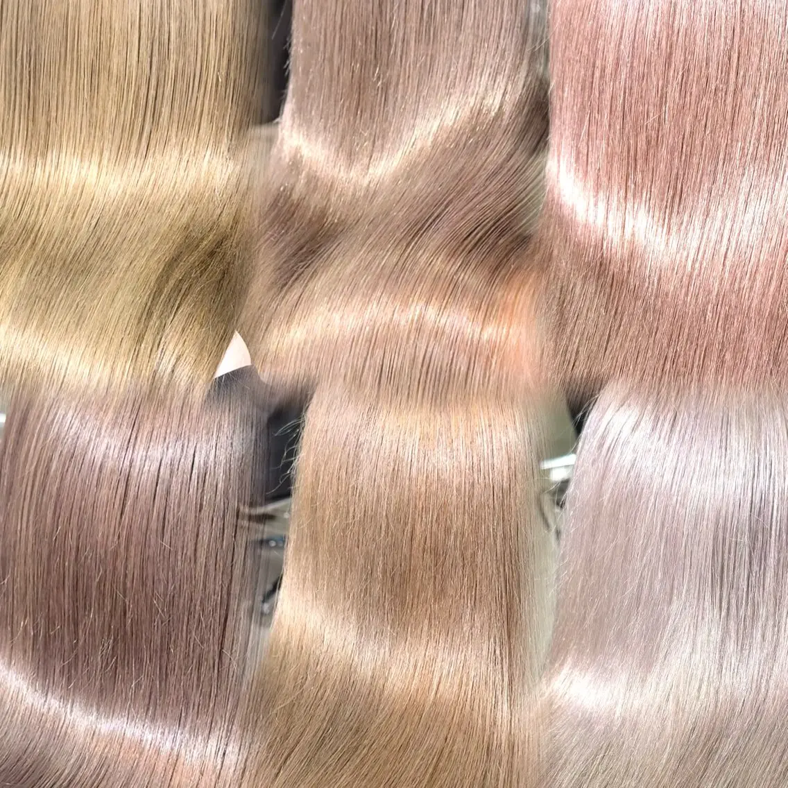 ロング カラー ベージュカラー ブリーチ ヘアカラー 🎀ミルクティー/暖 色×レイヤー/マリアのヘアスタイル