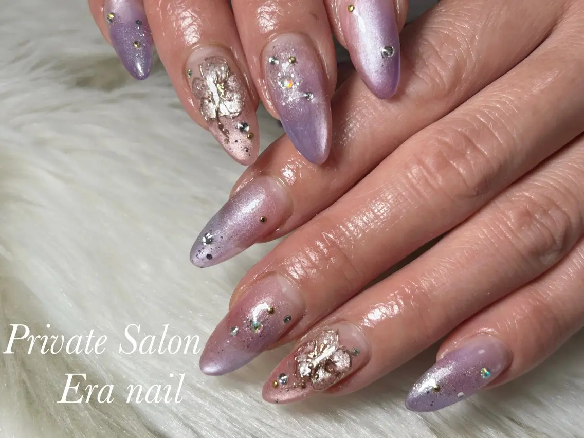 ネイル マグネットネイル ハンドネイル Era nailのネイルデザイン