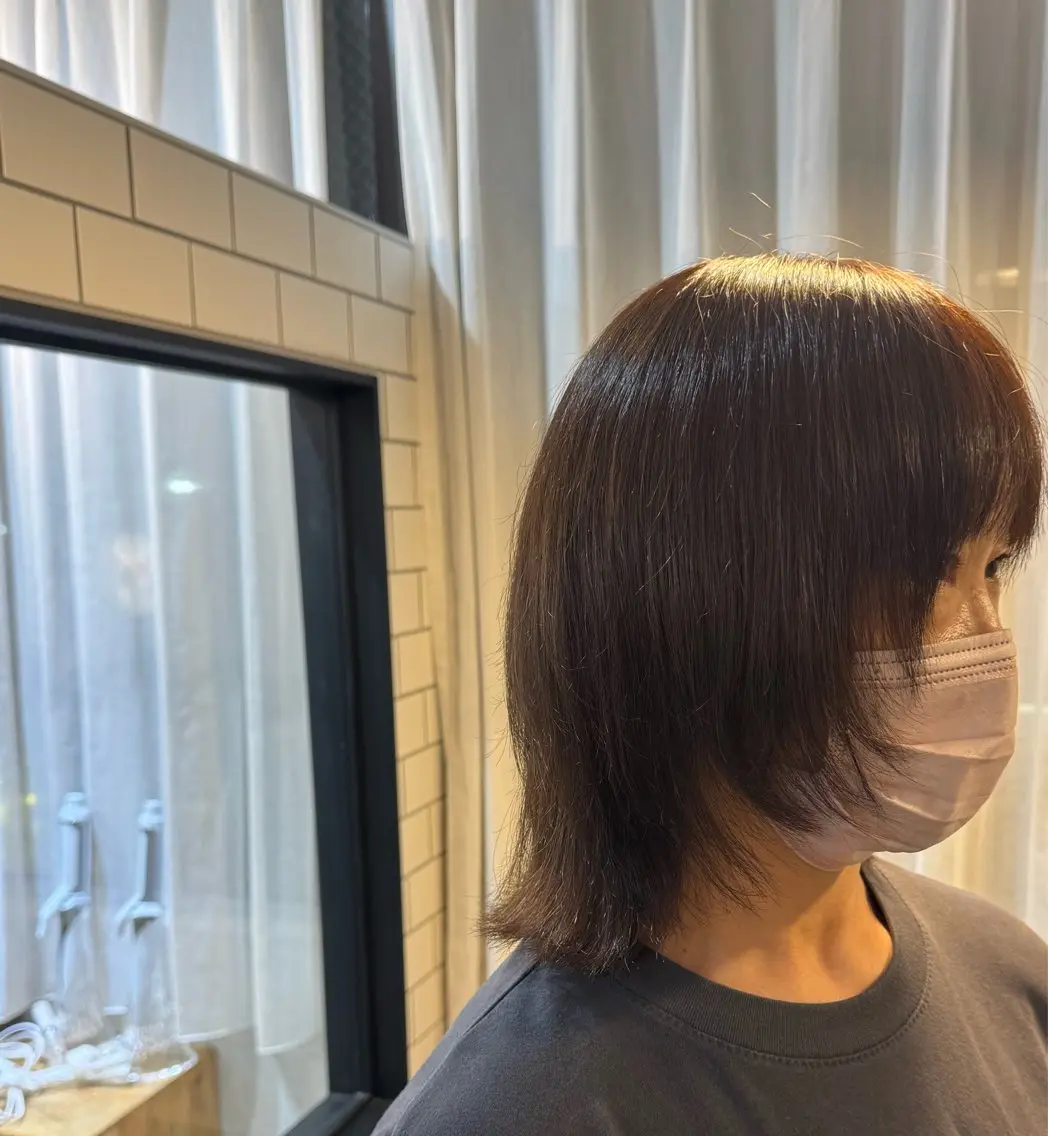 ミディアム 檜木 奈央のヘアスタイル