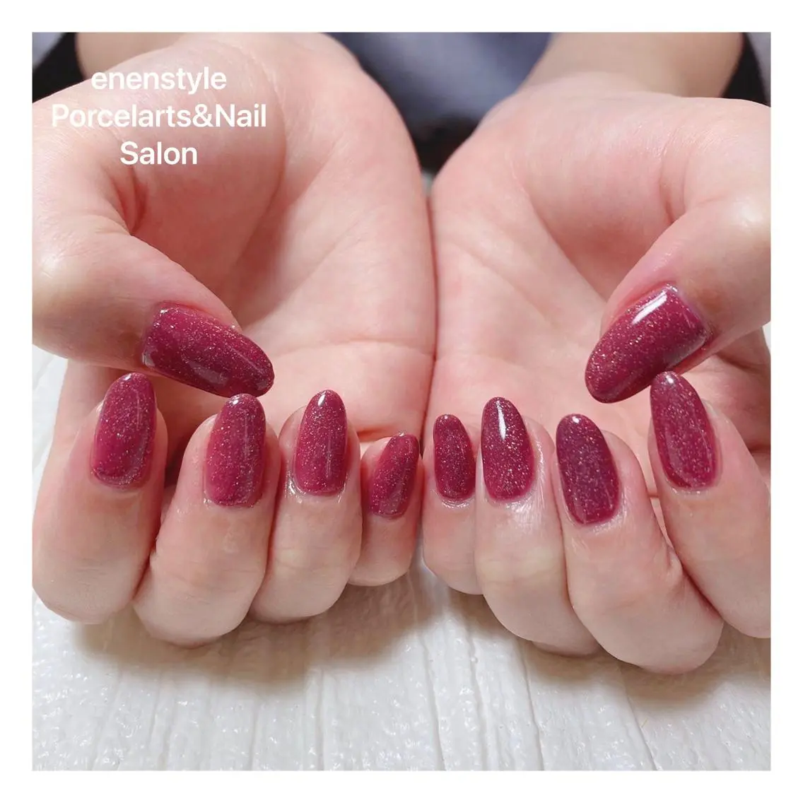 ミディアム ネイル 🐾enen style 🐾のネイルデザイン