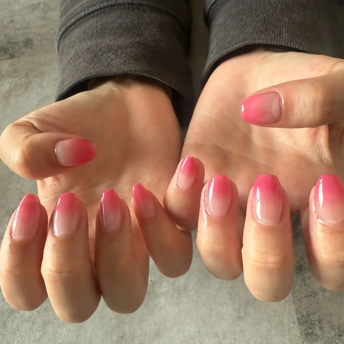 ネイル グラデーション ピンク ハンドネイル PARU nailのその他イメージ