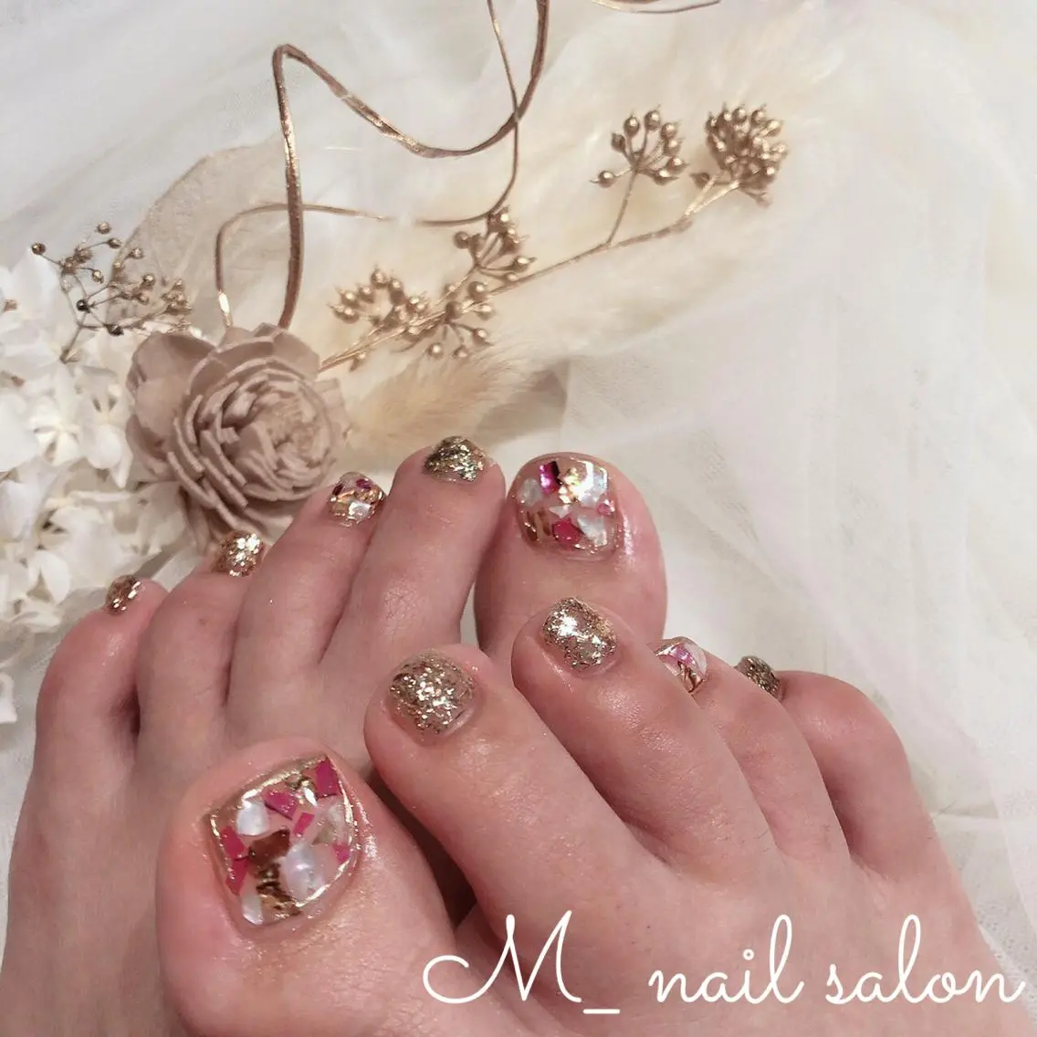 ネイル フットネイル M_ nail salonのネイルデザイン