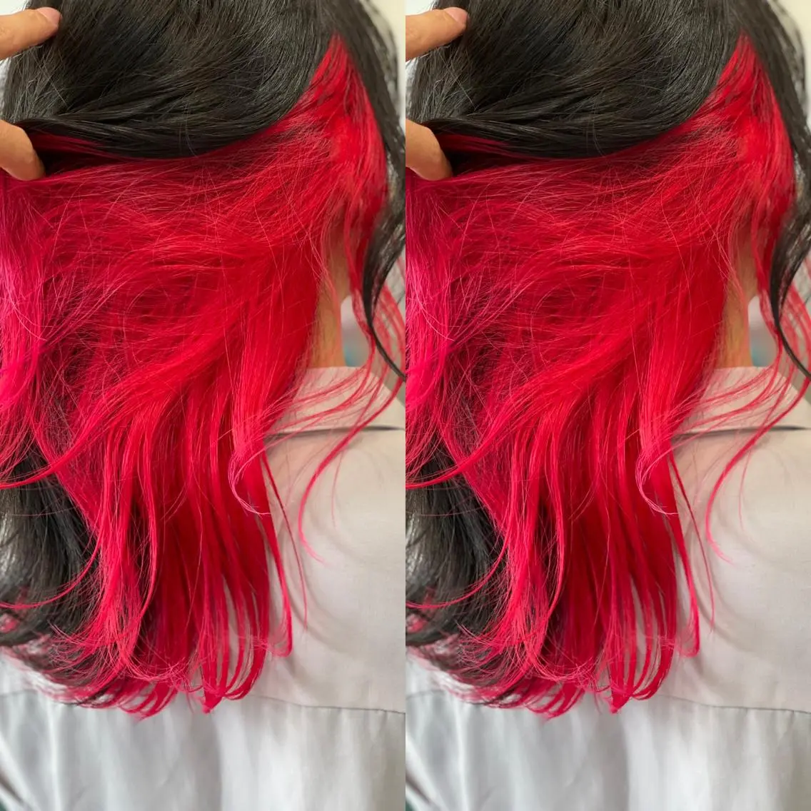 セミロング カラー Snaly カラー特化ページのヘアスタイル