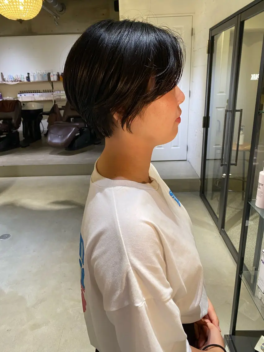 ショート ショートヘア 聖 来のヘアスタイル