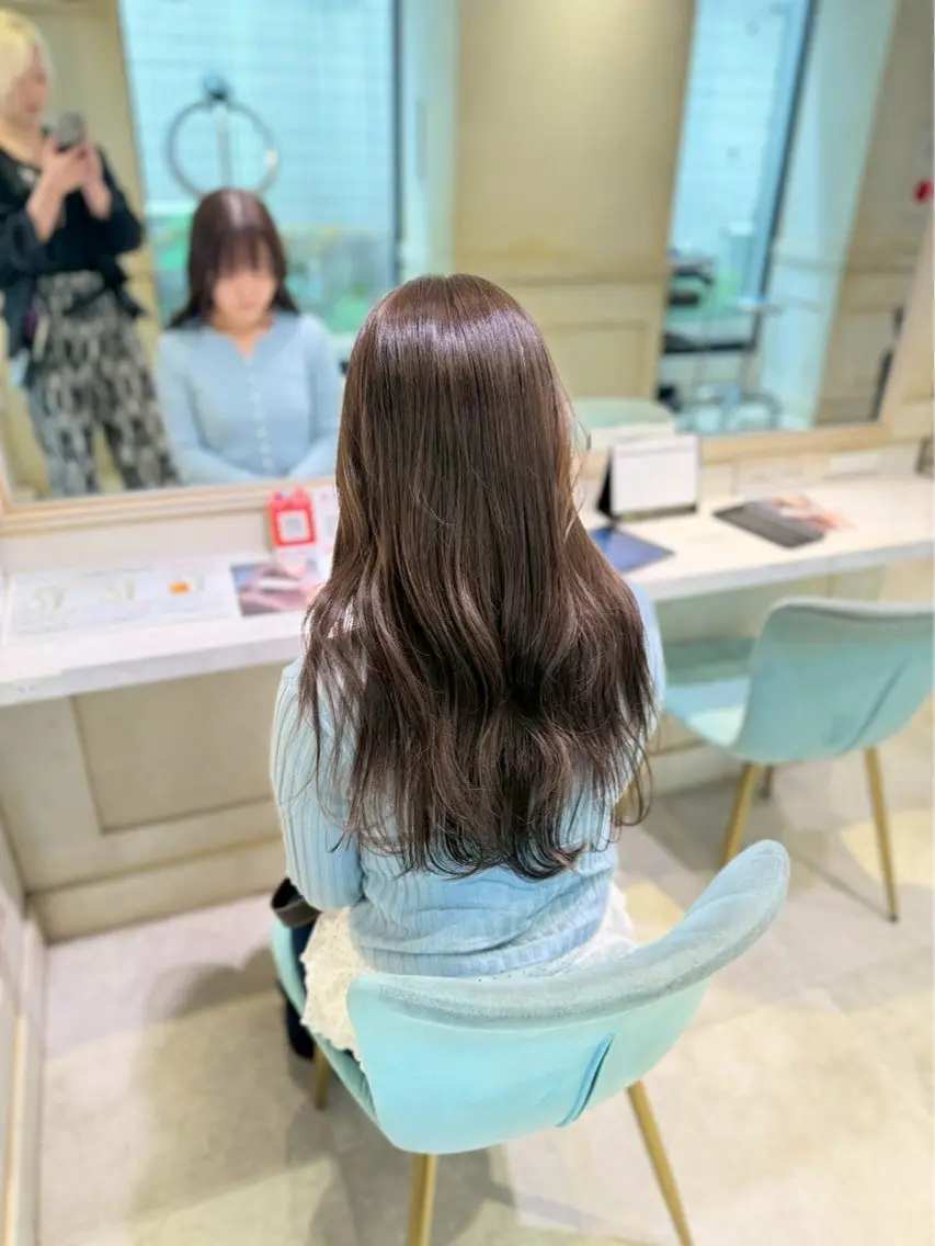 カラー ヘアカラー トリートメント 透明感ツヤカラー/ ゆうな💙のヘアスタイル