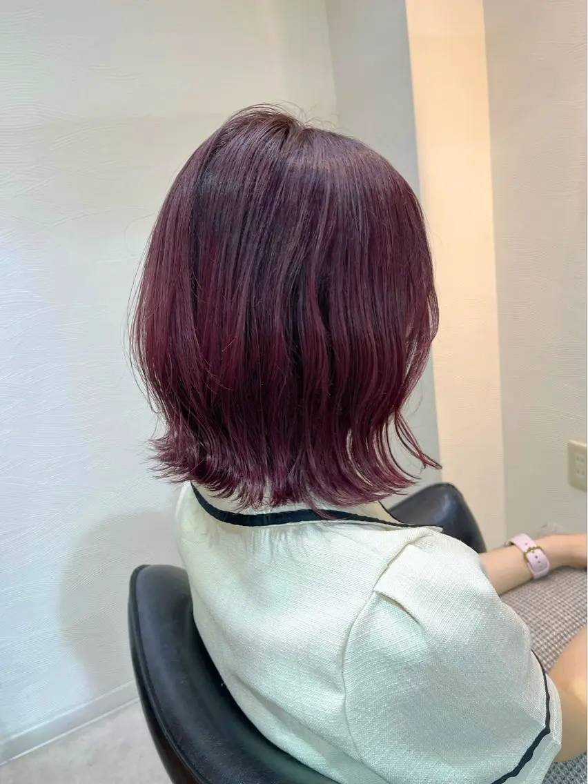 ミディアム 【ニュアンスカラー・ 髪質改善】スズキカナのヘアスタイル