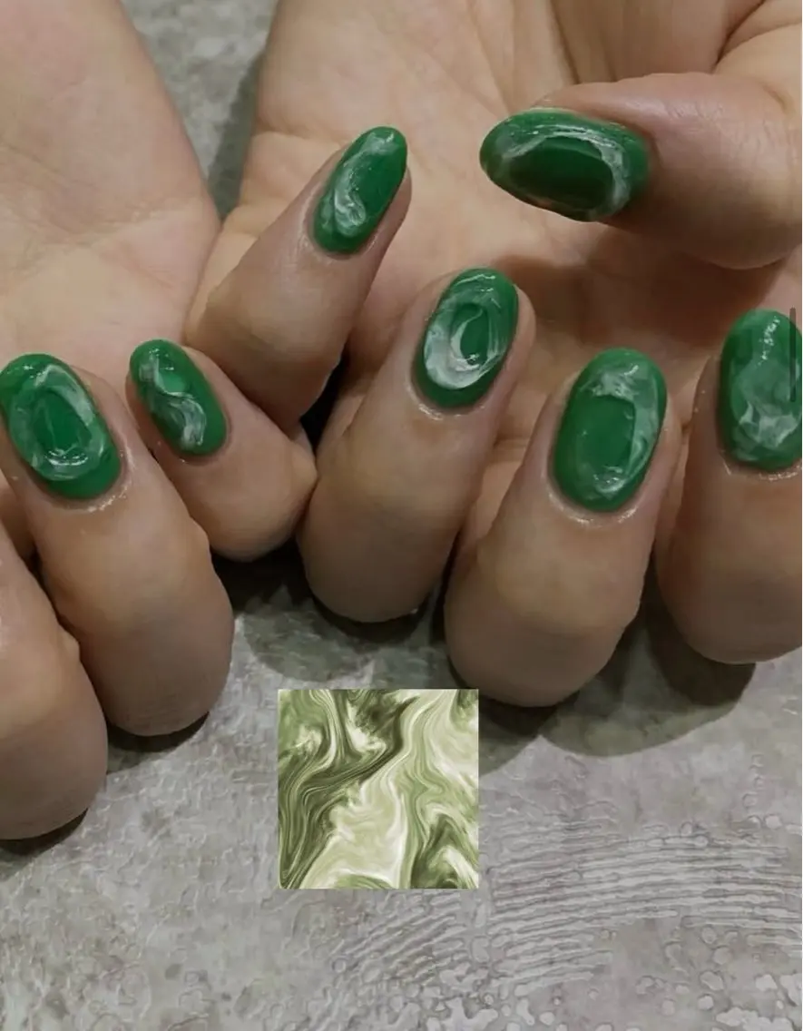 ネイル 持ち込み ハンドネイル ニュアンスネイル⌇ Rukka💅🫧のネイルデザイン