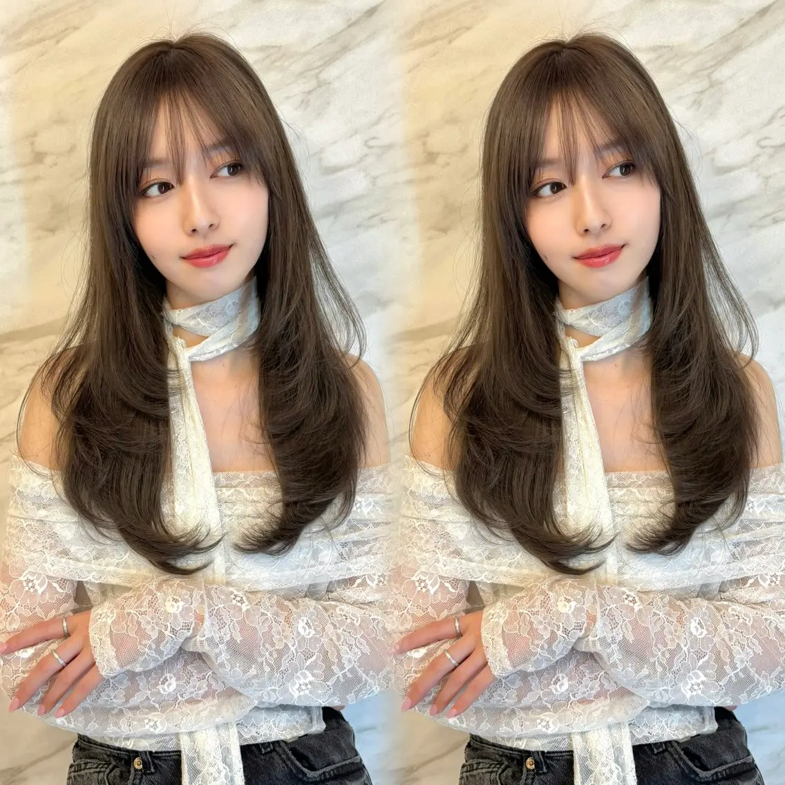 セミロング カラー ともき《ショート・ ボブ✨》銀座🦋のヘアスタイル
