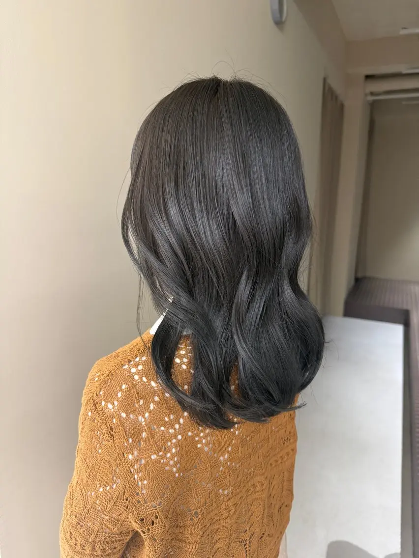 セミロング カラー カット ヘアカラー トリートメント 表参道🌿赤み消し カラー/チナツのヘアスタイル