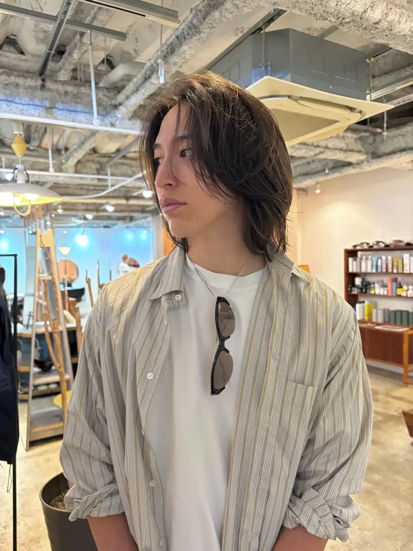ミディアム カラー ブラウンカラー 透明感カラー ボブ カット ヘアカラー yu maのヘアスタイル