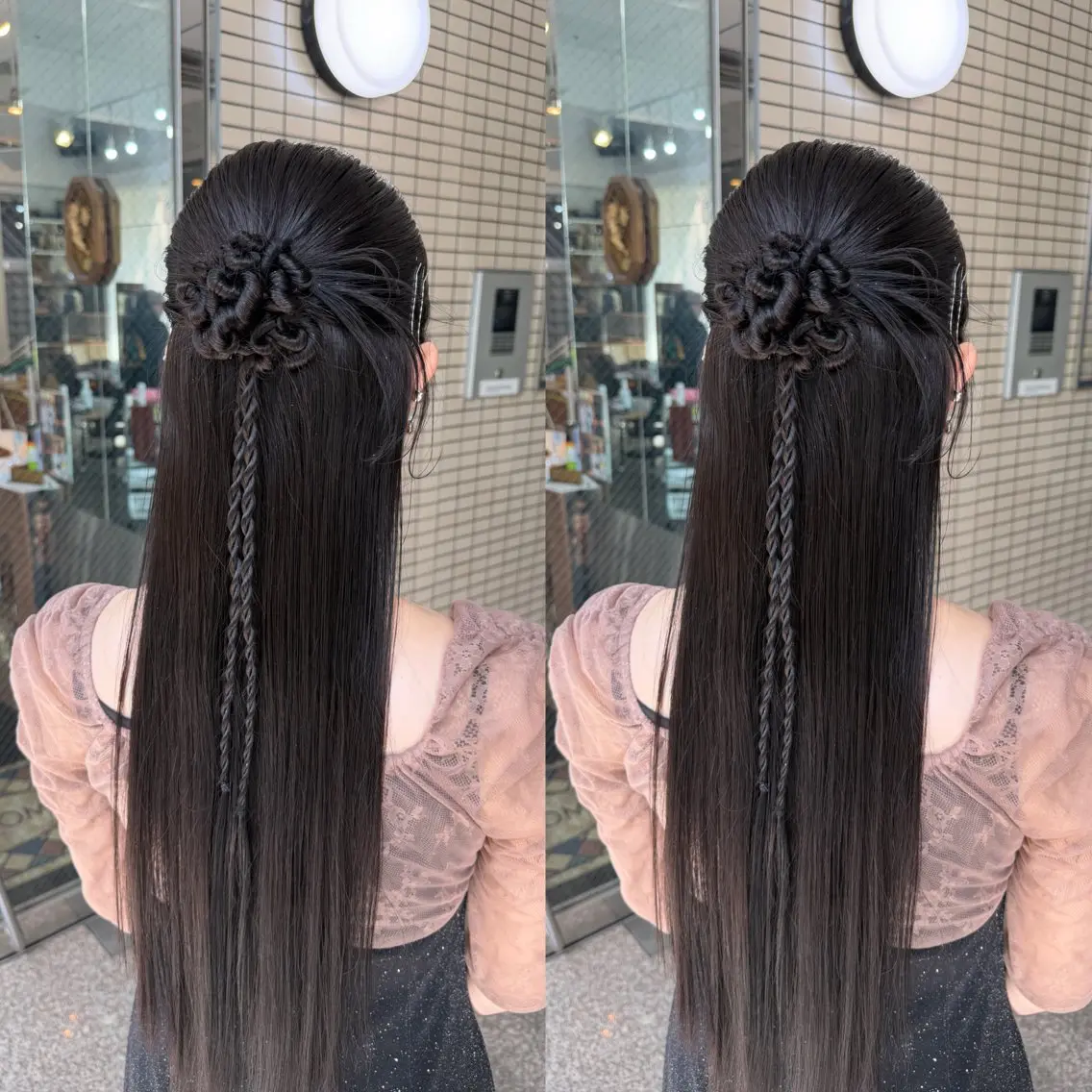 ロング ヘアアレンジ ヘアセット ハイライト/パーマ /ハイトーン/AOIのヘアスタイル