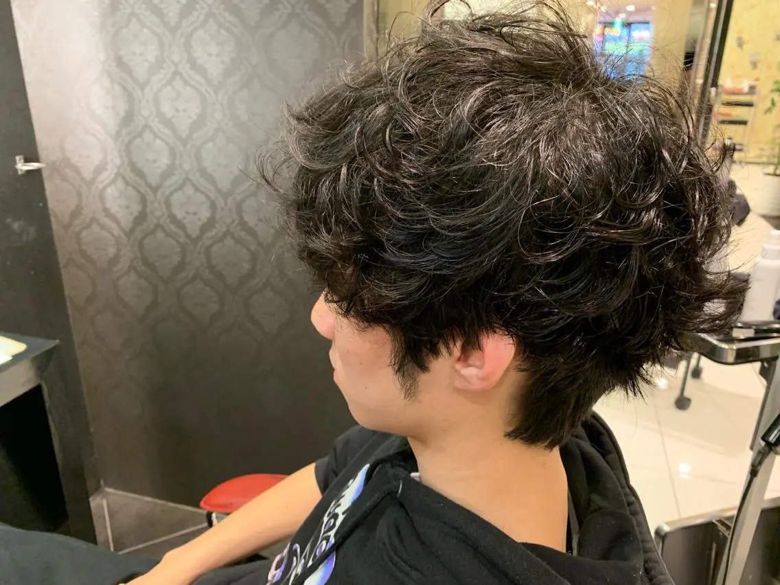 ショート メンズ 縮毛矯正/パーマ EARTH髙橋のヘアスタイル