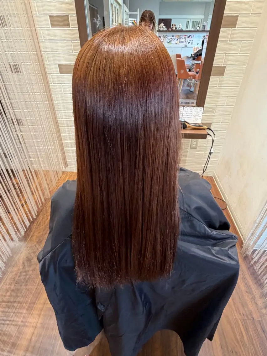 カラー ブリーチ ブリーチなしカラー TOZONE Kanaeのヘアスタイル