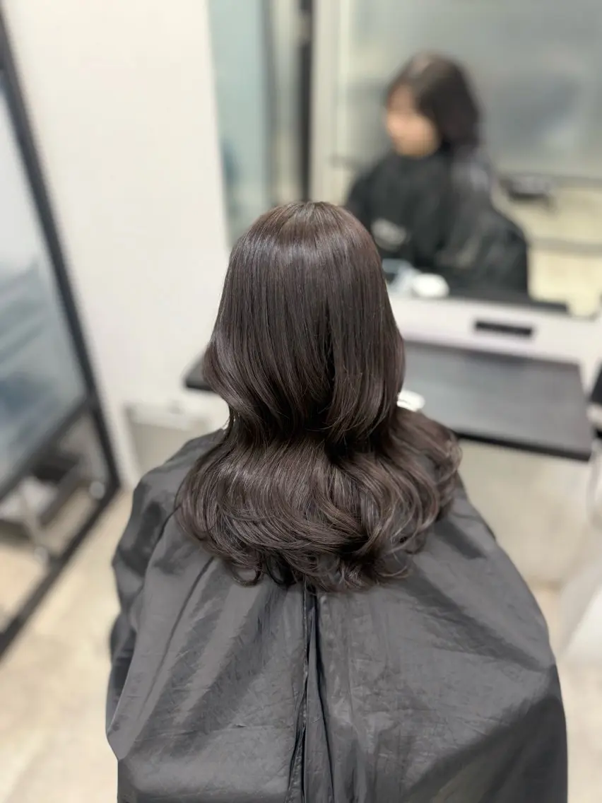 ミディアム カラー ヘアカラー トリートメント 美髪透明感特化| なおき|池袋美容師のヘアスタイル