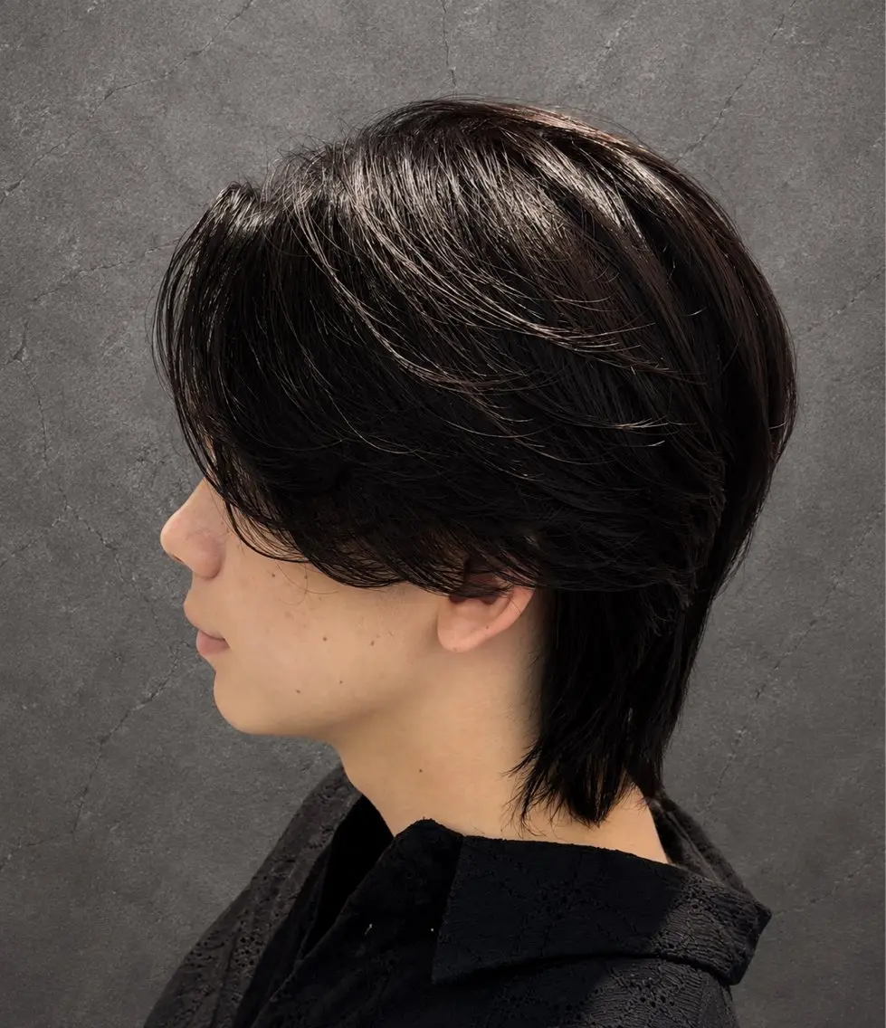 メンズ カット 縮毛矯正 原田 郁哉のヘアスタイル