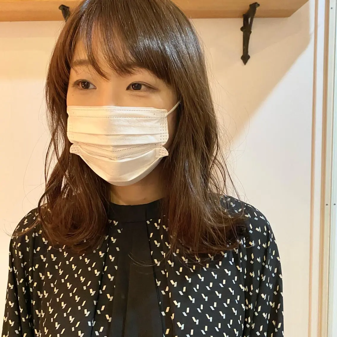 ミディアム ショート& パーマ　坂本のヘアスタイル