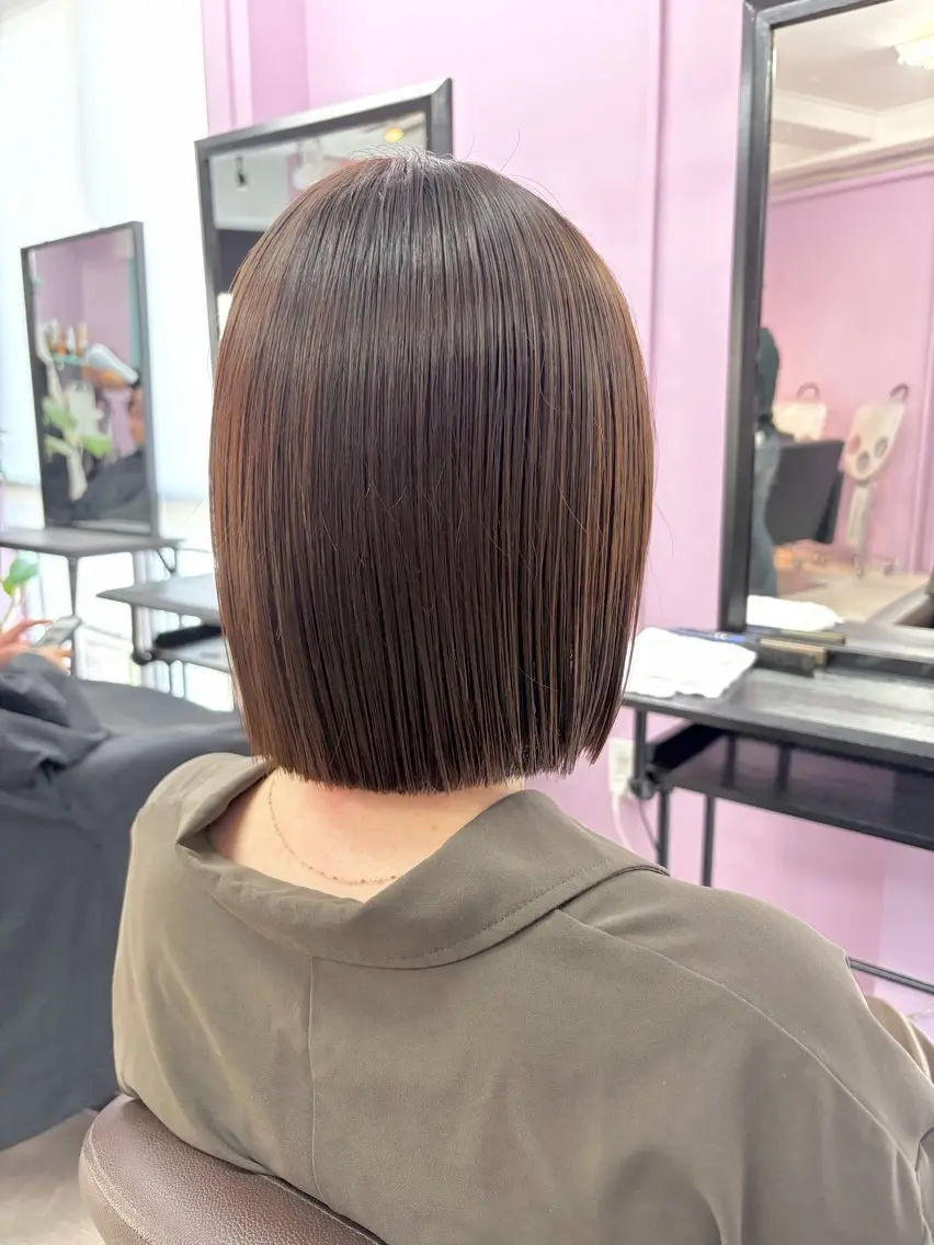 ミディアム カラー ヘアカラー 髙尾亮輔/ ボブ特化美容師のヘアスタイル