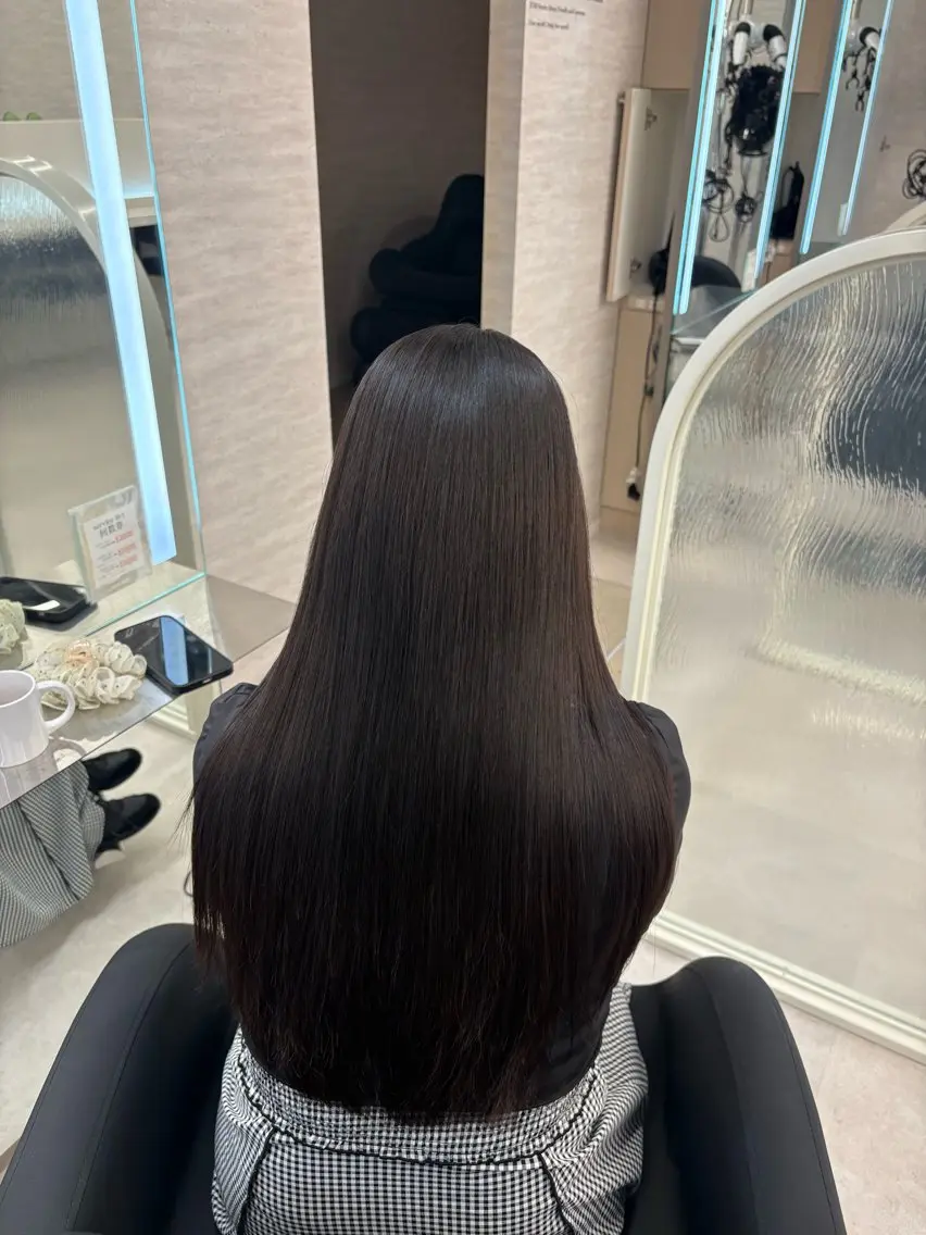 ロング パーマ ヘアアレンジ 縮毛矯正 JUNOHAIR. MIAN.⋆𝜗𝜚のヘアスタイル
