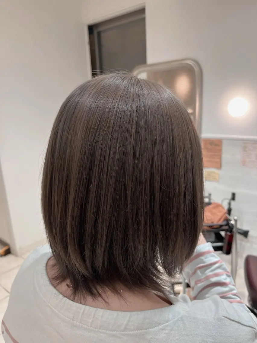 ブリーチ無しダブルカラー+トリートメントの写真