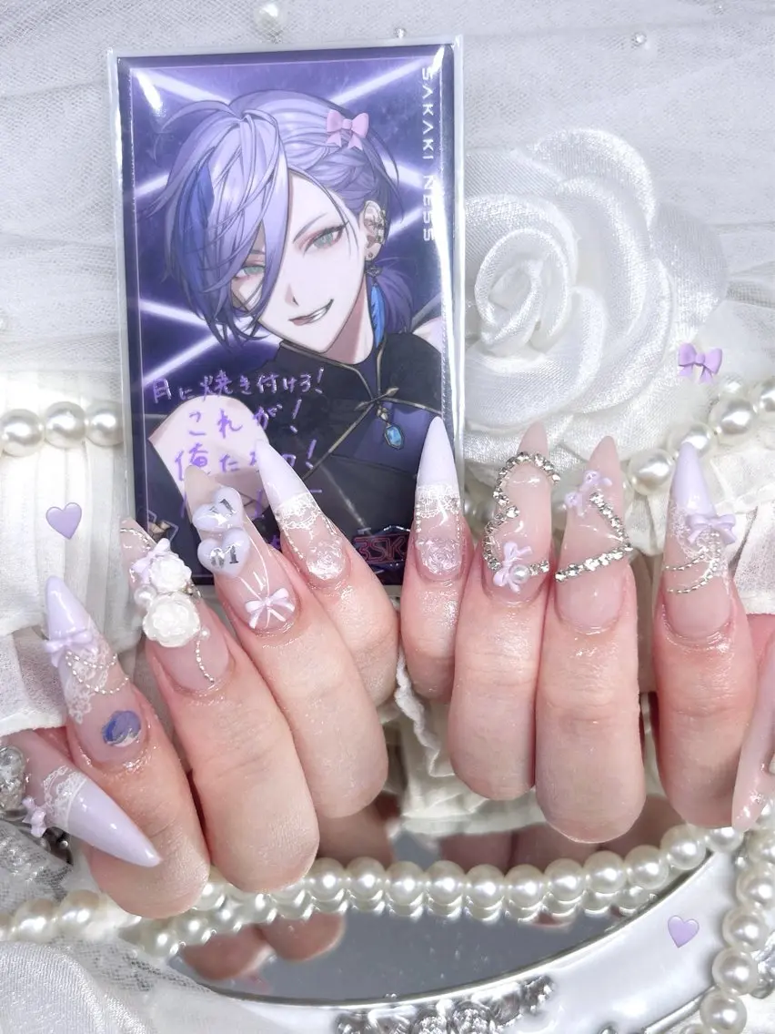 ネイル ハンドネイル ️🫧みつき/ 渋谷/痛ネイル️🫧のネイルデザイン