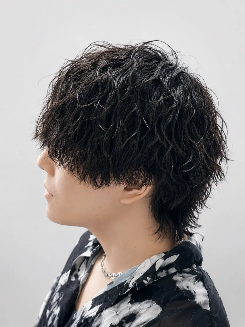 パーマ メンズ DEW 月子のヘアスタイル