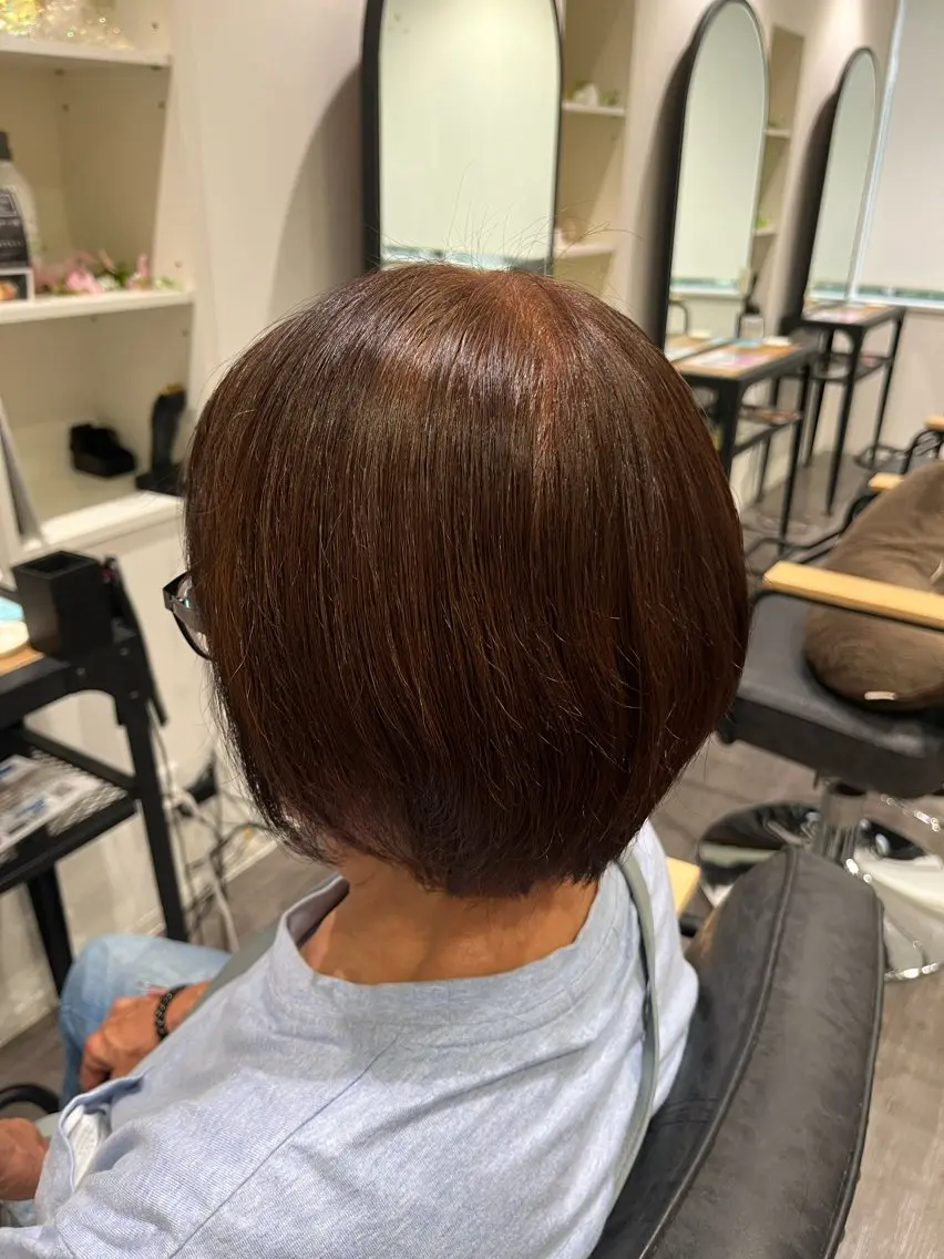 ショート カラー ヘアカラー トリートメント cocotte 💟草間紫音💟のヘアスタイル