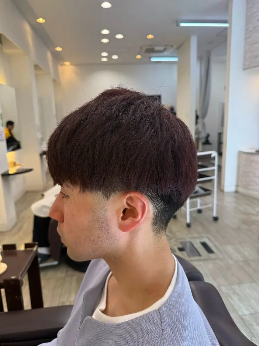 カラー メンズ 永井 天斗のヘアスタイル