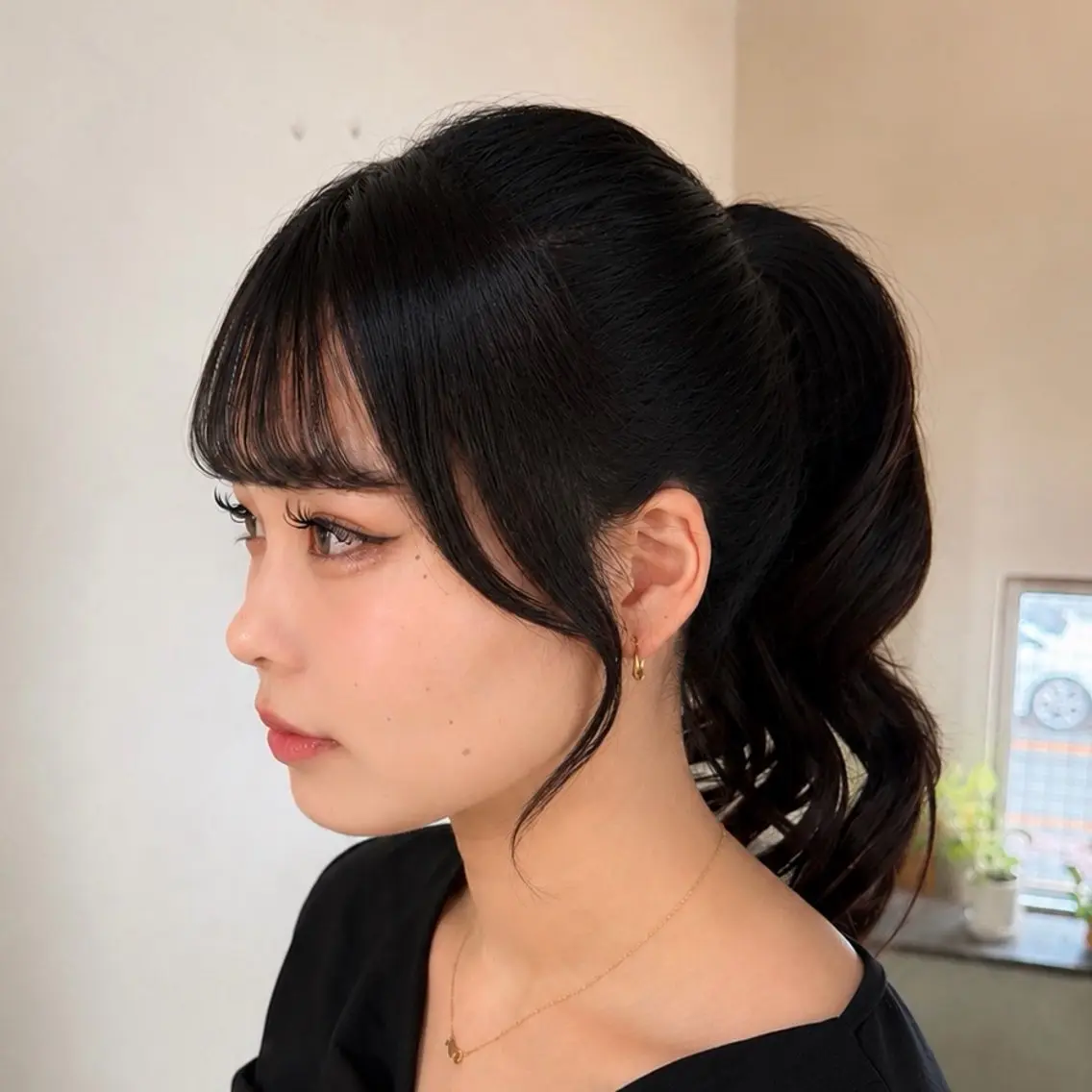 【小顔見え✨】似合わせ前髪&顔まわりカットの写真