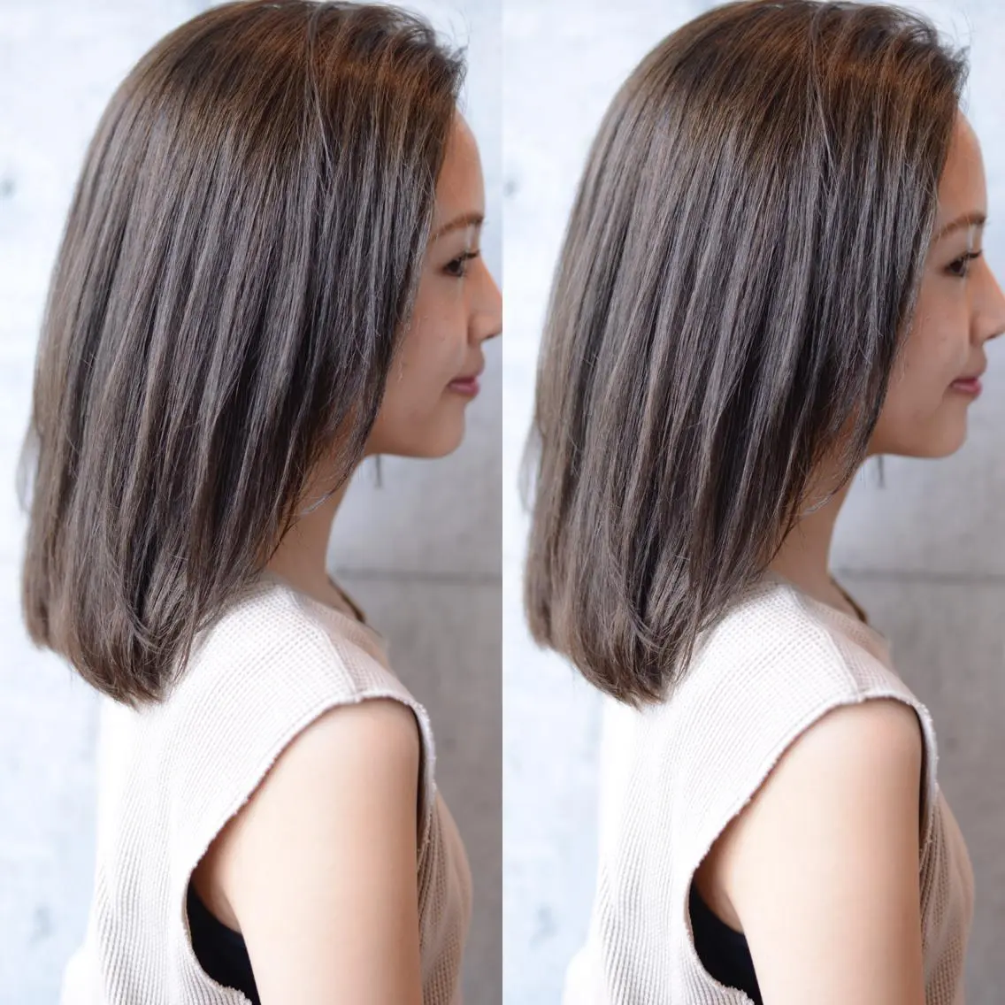 ミディアム LOMA🇰🇷 銀座クボタのヘアスタイル