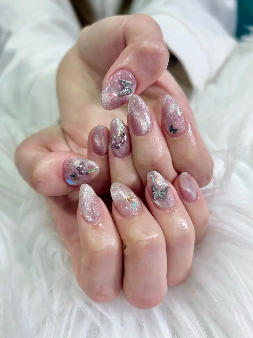 ネイル マグネットネイル ハンドネイル haac nailsのネイルデザイン