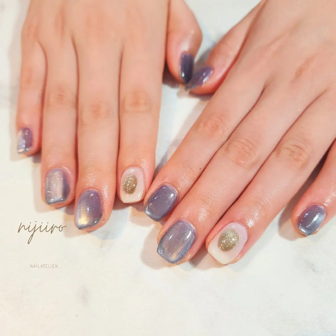 ネイル ハンドネイル nijiiro🌈 サトウのネイルデザイン