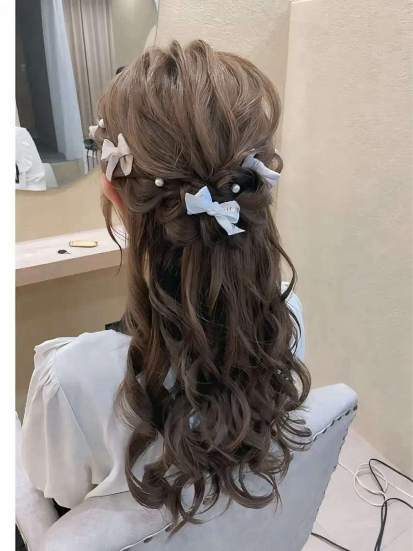 【当日予約可能】【推し活、結婚式、オケージョン】ヘアセット3950円の写真
