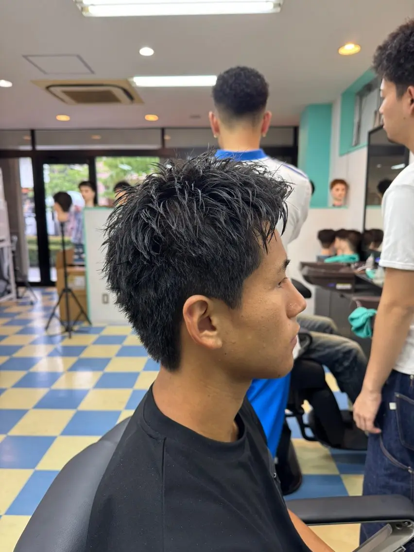 【無料】カット+シャンプー｜刈り上げスパイキー/刈り上げショート💈の写真