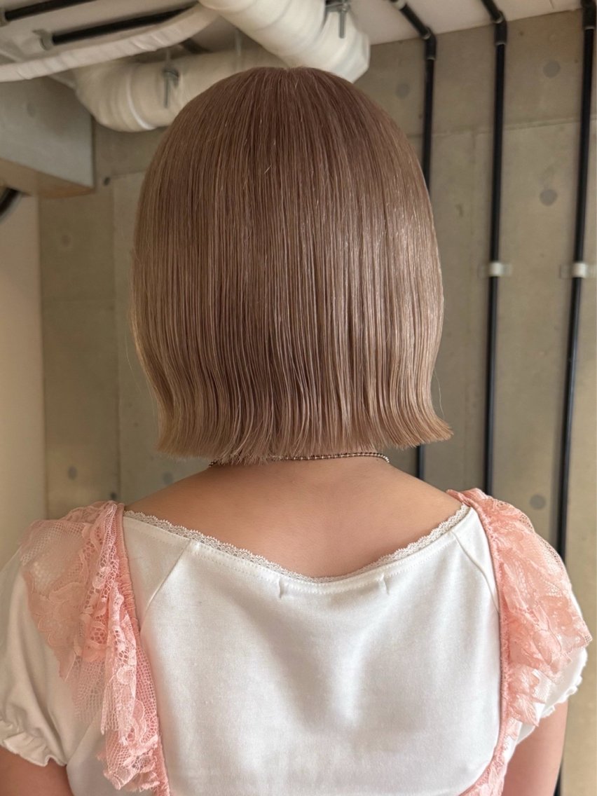 ショート カラー ヘアアレンジ カット ヘアカラー トリートメント 💎ハイトーン/ 艶カラー💎souのヘアスタイル