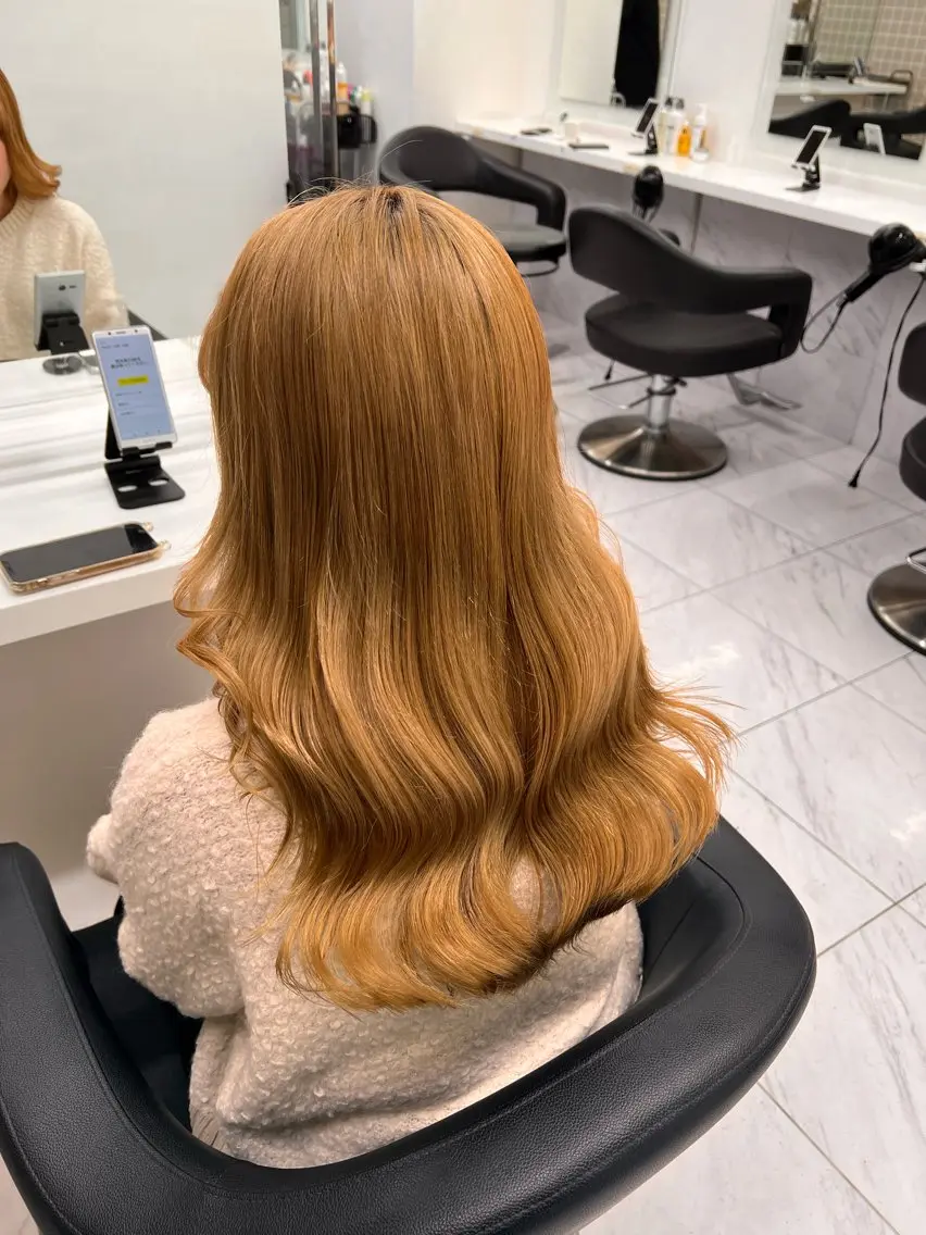 ロング カラー 💖札幌カラー 指名No.1💖玲奈のヘアスタイル