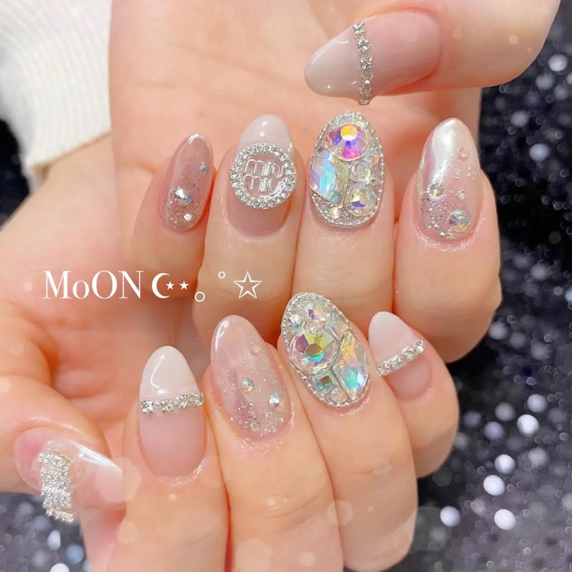 ネイル ハンドネイル ハンドケア MoON...❤︎ MeGuのネイルデザイン