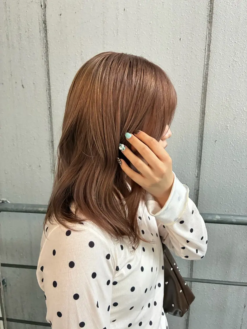 セミロング nao 𝜗𝜚のヘアスタイル