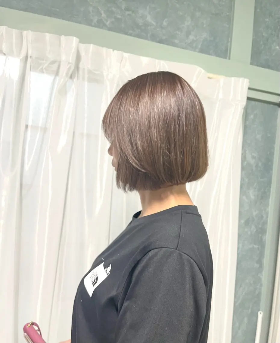 ショート カラー パーマ Amour Akala.hkのヘアスタイル
