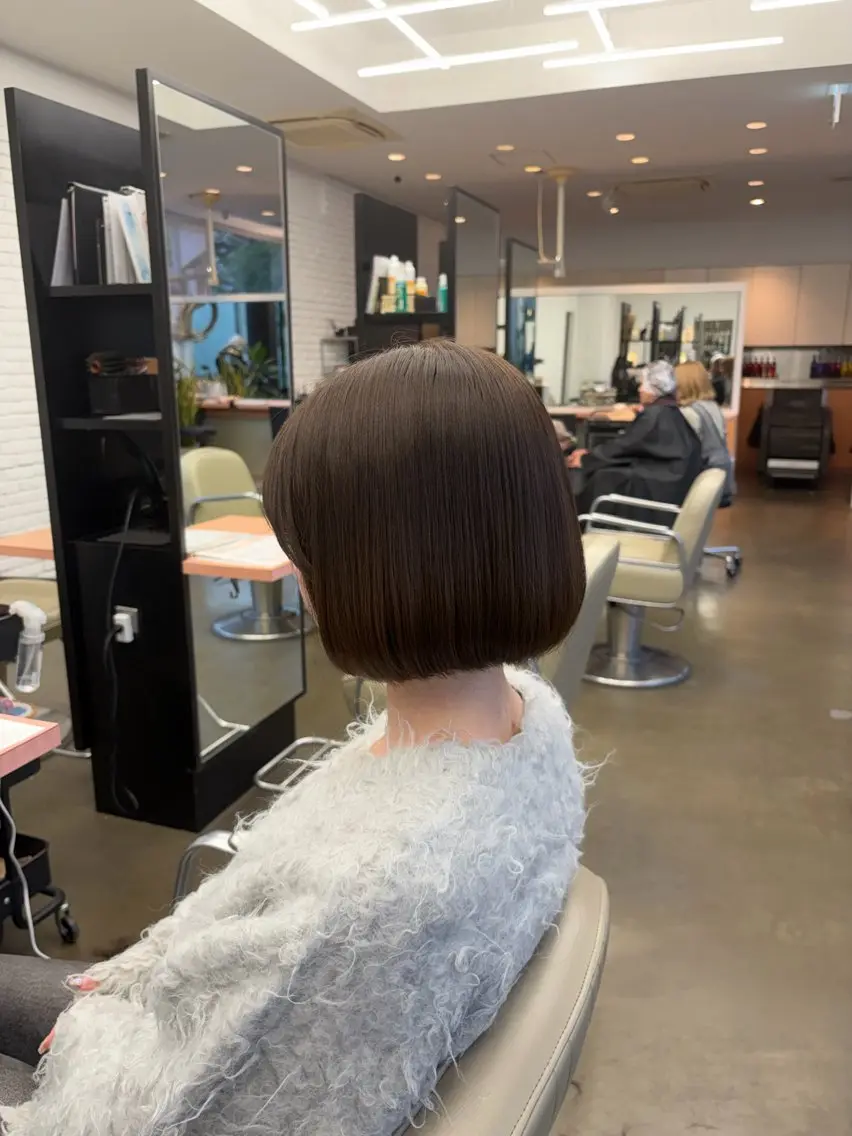 ショート ボブ 🎧ayaka/ボブ /透明感カラー🩵のヘアスタイル